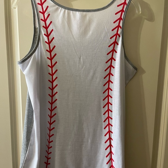 Customizable Baseball Tank Top - Picture 2 of 2